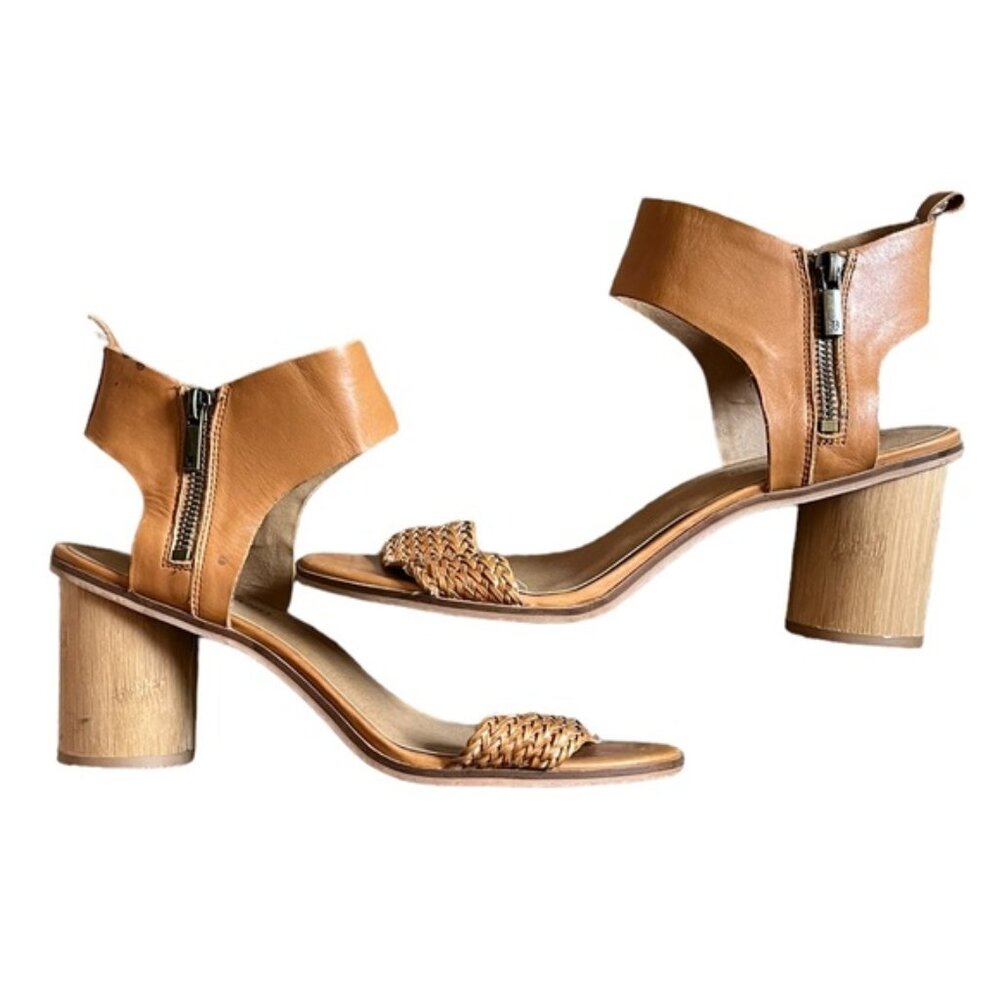 Lucky Brand Tan Sandal Block Heel | Women’s 10M